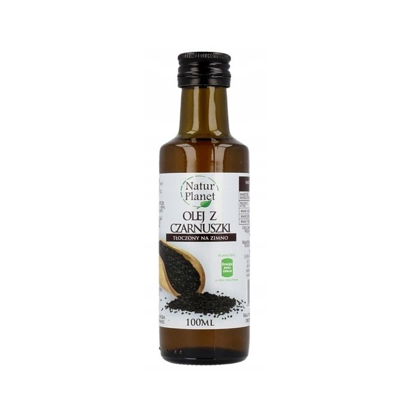 Olej z czarnuszki nierafinowany, zimnotłoczony 100ml 