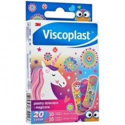 Plastry Viscoplast dziecięce magiczne, 20 sztuk