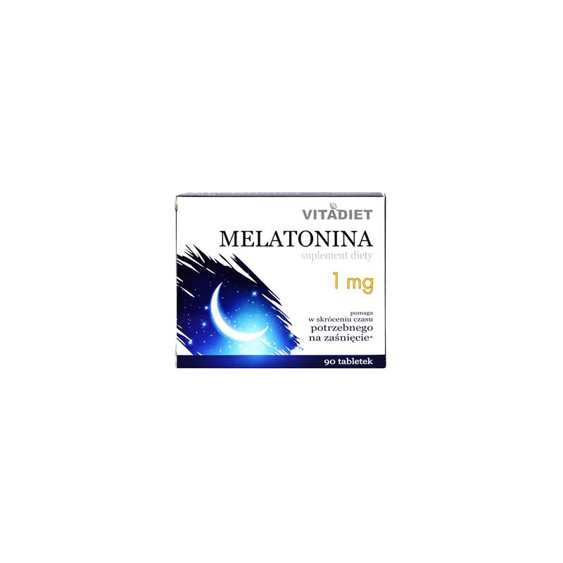Melatonina 1 mg Vitadiet, 90 tabletek 