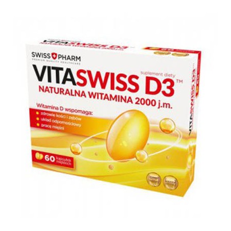  Vitaswiss D3 2000 j.m. 60 kapsułek 