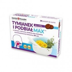 Tymianek i Podbiał Max 24 pastylki bez cukru