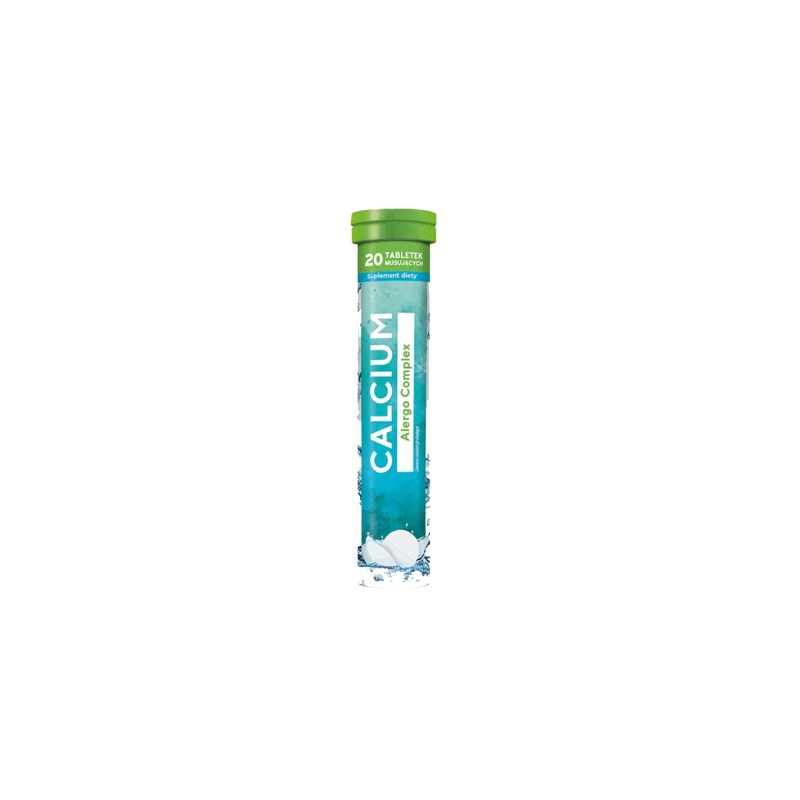 CALCIUM ALERGO COMPLEX bezsmakowy x 20 tabl. mus. 