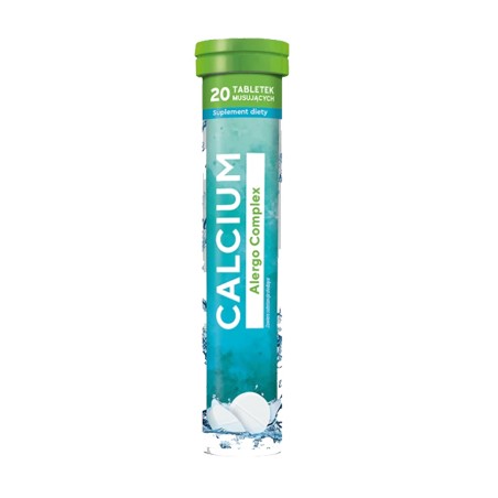  CALCIUM ALERGO COMPLEX bezsmakowy x 20 tabl. mus. 