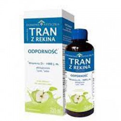 Tran z rekina o smaku jabłkowym 250 ml
