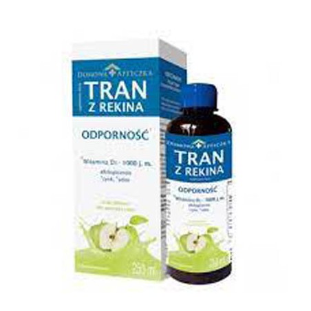  Tran z rekina o smaku jabłkowym 250 ml 