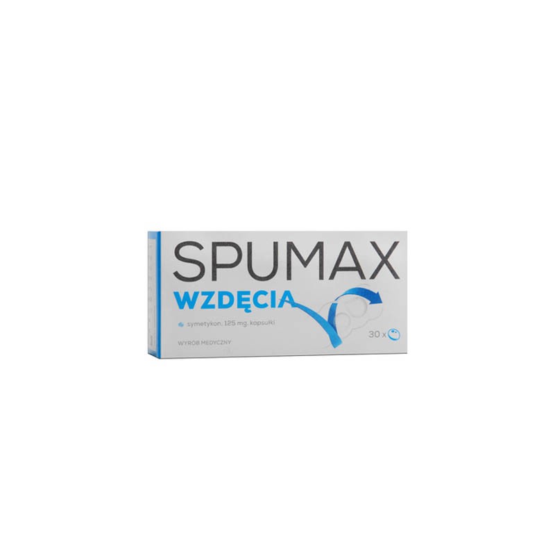 Spumax wzdęcia, 30 kapsułek 
