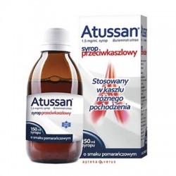 Atussan syrop 1,5 mg/ml, 150 ml