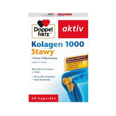 Doppelherz aktiv Kolagen 1000 stawy, 20 kapsułek
