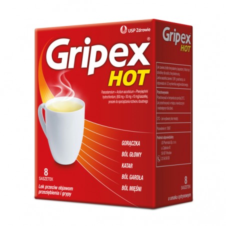  Gripex Hot, 8 saszetek 
