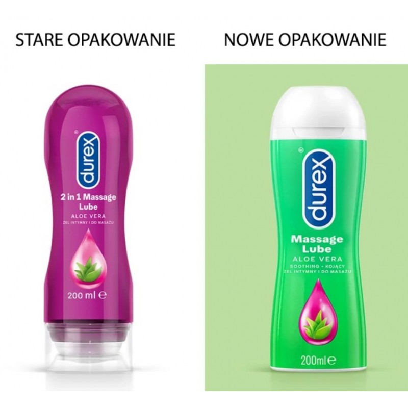 Durex Play żel intymny do masażu 2w1, 200 ml 