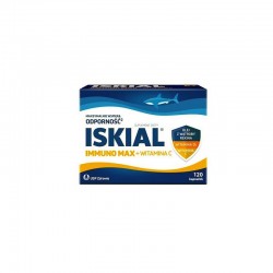 Iskial Immuno Max + Witamina C 120 kapsułek