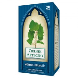 Morwa biała fix, zioła do zaparzania, 20 saszetek