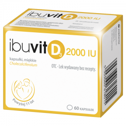 Ibuvit D3 2000 IU, 60 kapsułek