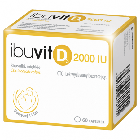  Ibuvit D3 2000 IU, 60 kapsułek 