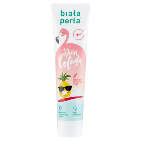  Biała Perła, wybielająca pasta do zębów, o smaku pinacolady, 100 ml 
