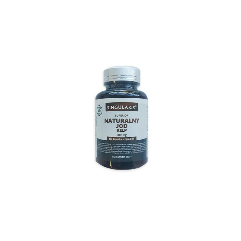 Singularis Naturalny Jod Kelp 200 mcg, 120 kapsułek 