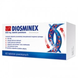 Diosminex 500 mg, 60 tabletek