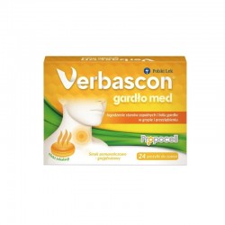 Verbascon Gardło Med 24 pastylki do ssania