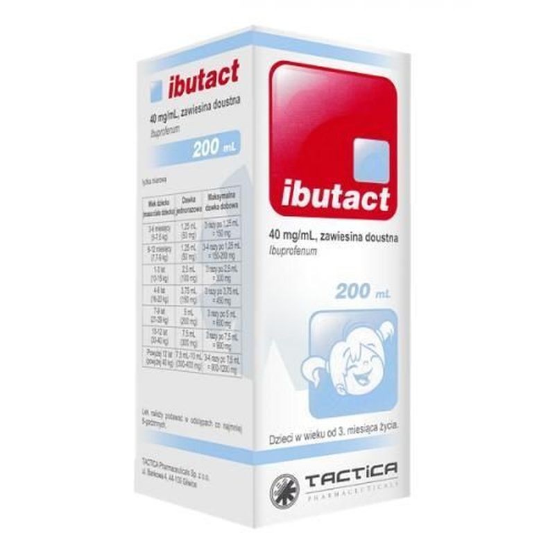 Ibutact 40 mg/ml, zawiesina doustna 200 ml 