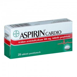 Aspirin Cardio 100 mg, 28 tabletek powlekanych