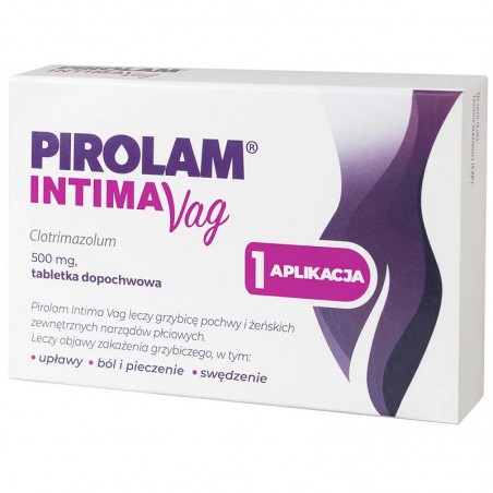 Pirolam Intima Vag 1 tabletka dopochwowa