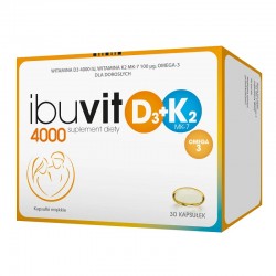 Ibuvit D3 4000 + K2 Mk-7 Omega 30 kapsułek