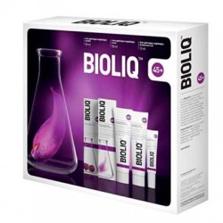 Bioliq 45+ zestaw krem na dzień, krem na noc, krem do oczu i ust, 50 ml + 50 ml + 15 ml
