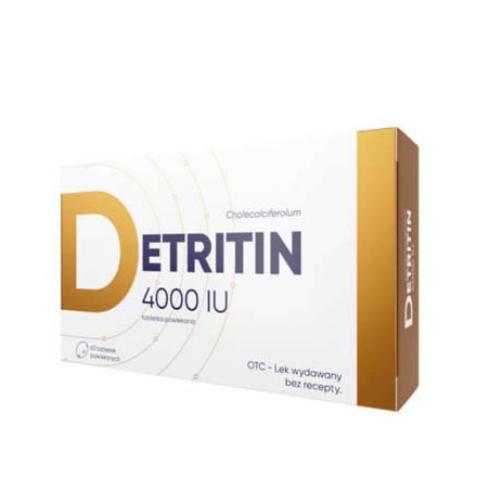 Detritin witamina D3 4000 j. m., 60 tabletek powlekany