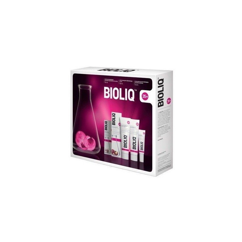 Zestaw Bioliq 35+, krem przeciwstarzeniowy do cery mieszanej 50 ml + krem na noc 50 ml + krem pod oczy, 15 ml 