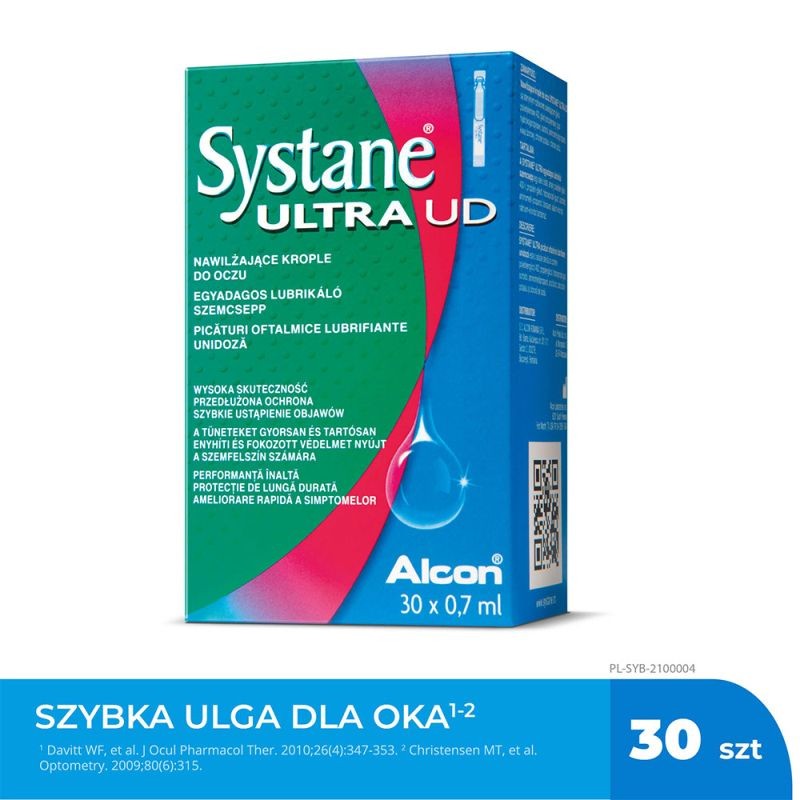 Systane Ultra UD krople do oczu, 30 minimsów 