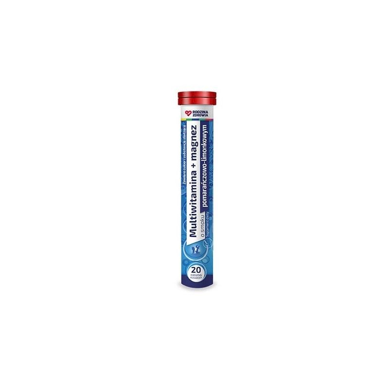Rodzina Zdrowia Multiwitamina + magnez 20 tabletek 