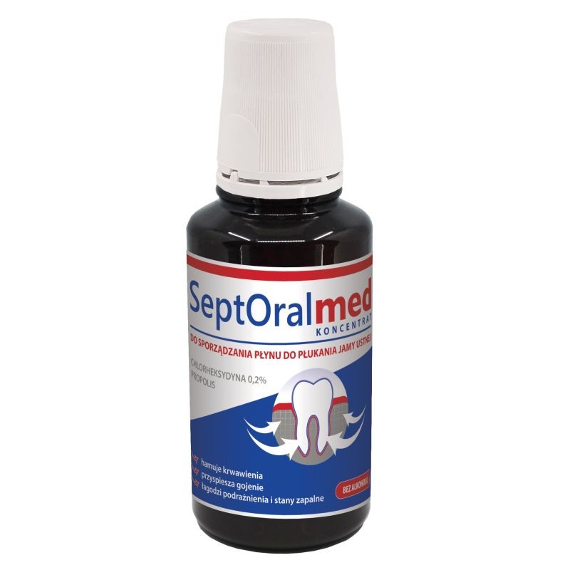 SeptOral Med, koncentrat do sporządzania płynu do płukania jamy ustnej, 200 ml 