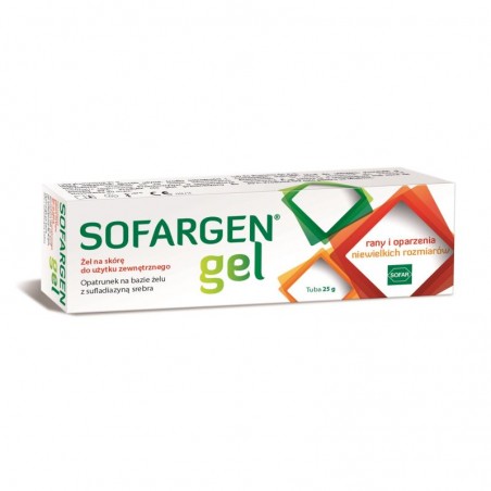 Sofargen Gel, żel na rany i oparzenia, 25 g