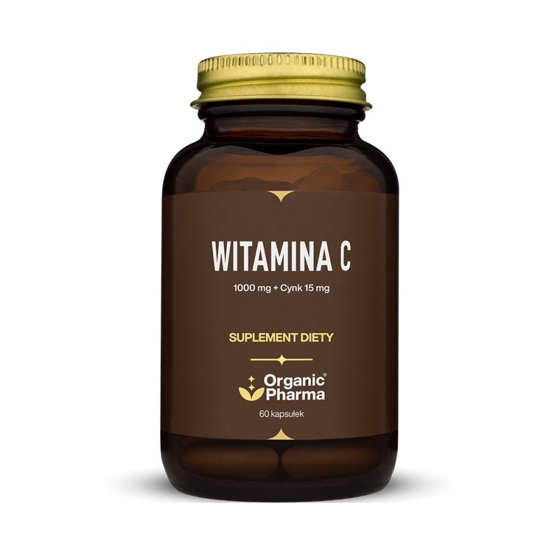 Organic Pharma Witamina C 1000 mg + Cynk 15 mg, 60 kapsułek 