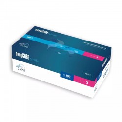 Rękawice easyCARE nitrile diagnostyczne nitrylowe bezpudrowe rozmiar S, 100 szt.
