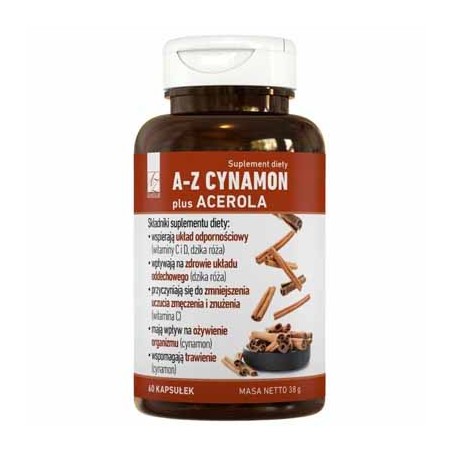 A-Z Cynamon plus acerola 60 kapsułek