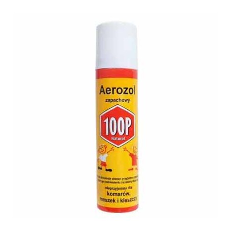 100P aerozol ochronny przeciw komarom, kleszczom, meszkom, 75 ml
