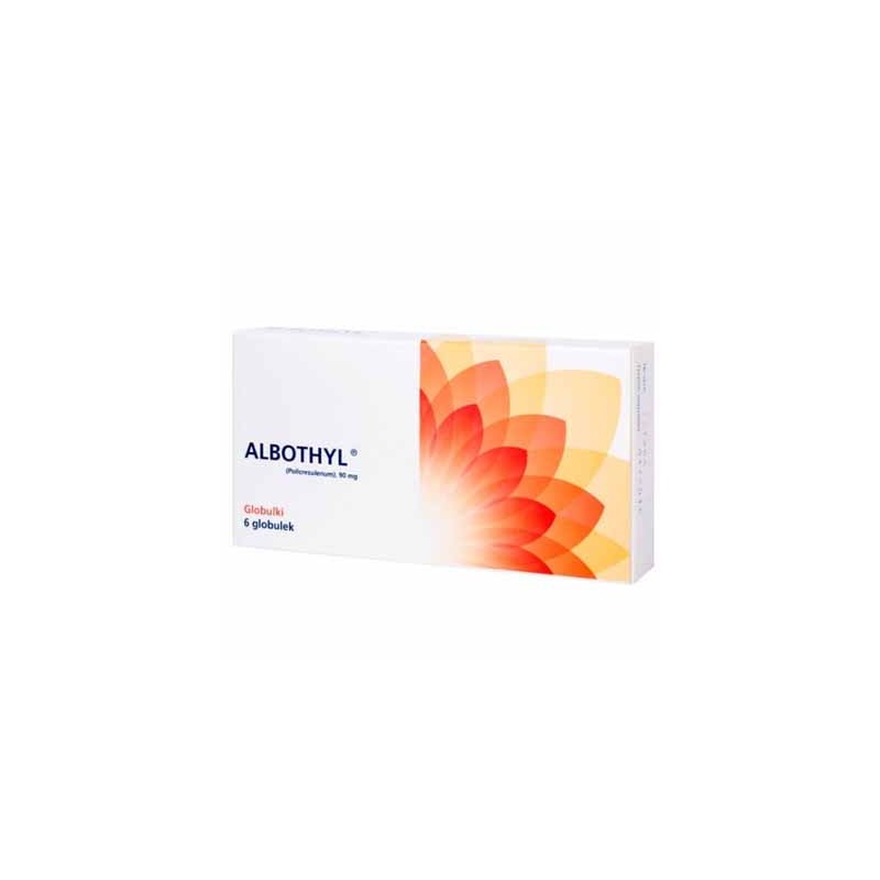 Albothyl 90 mg, 6 globulek dopochwowych 