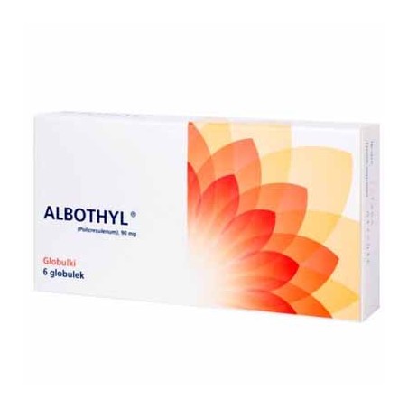  Albothyl 90 mg, 6 globulek dopochwowych 
