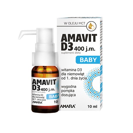  Amavit D3 Baby 400 j.m. krople 10 ml 