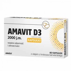 Amavit D3 2000 j.m. 60 tabletek