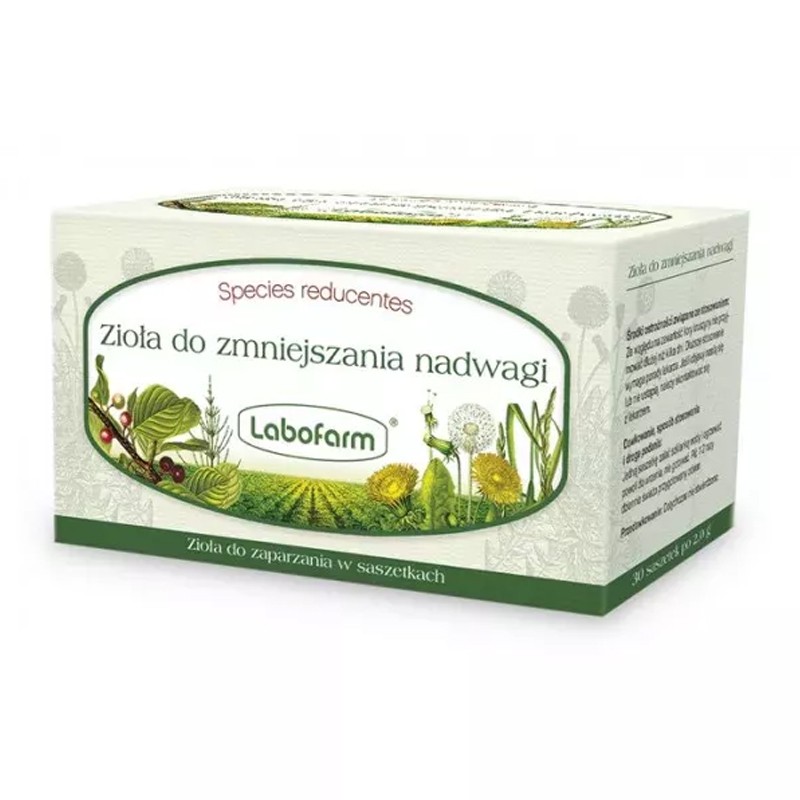 Labofarm Zioła do zmniejszania nadwaki 30 saszetek 