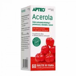 Apteo Care Acerola 60 tabletek do ssania