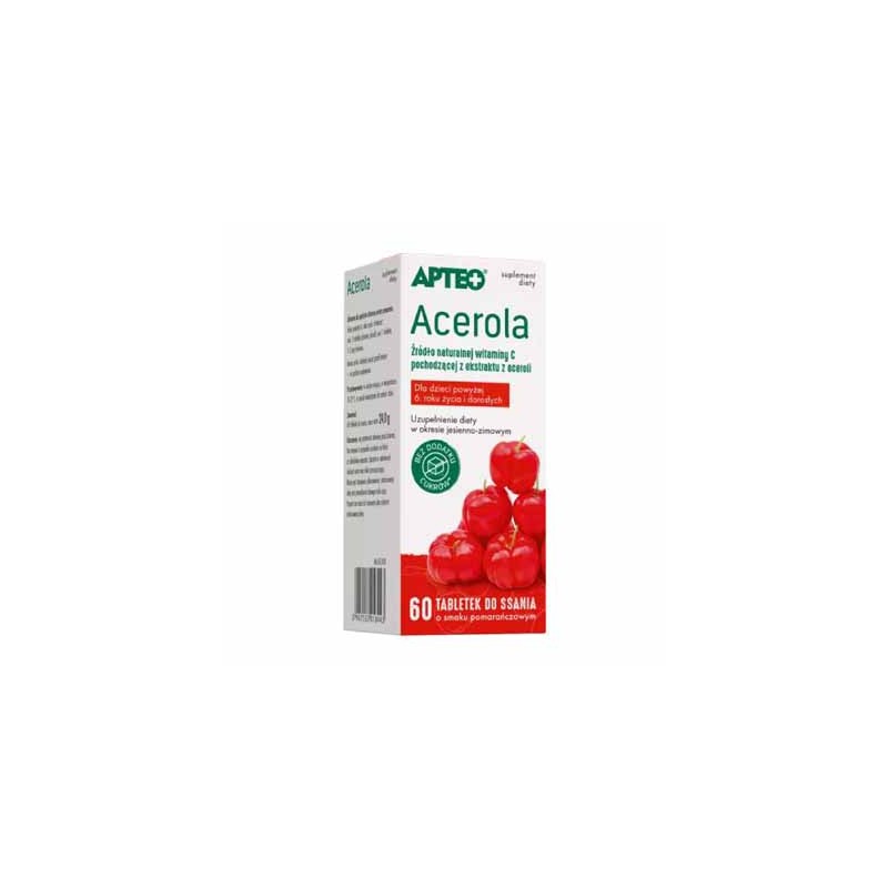 Apteo Care Acerola 60 tabletek do ssania 