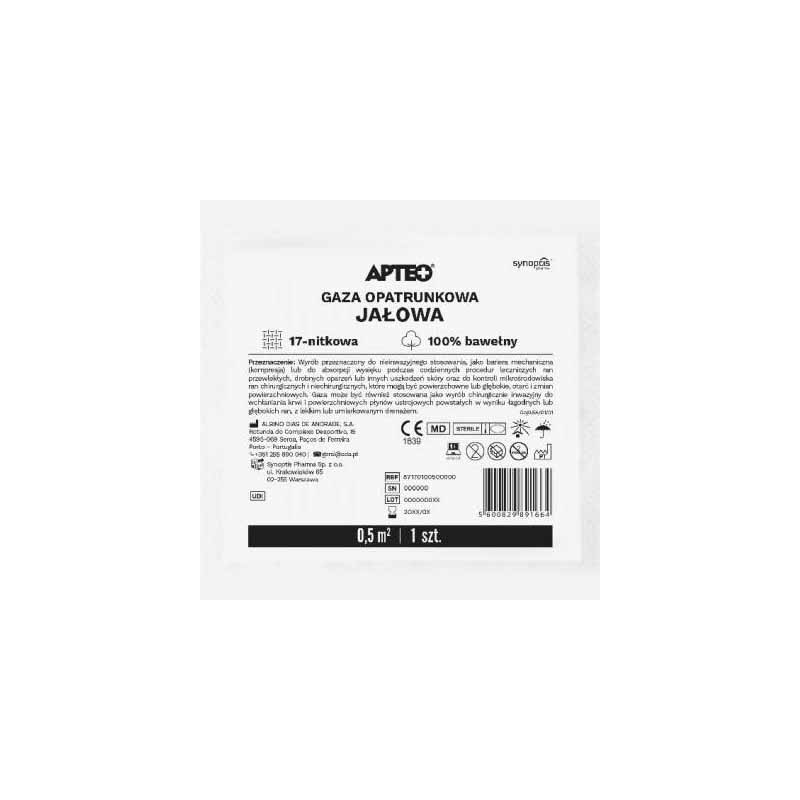 Apteo Care Gaza opatrunkowa 17 nitkowa 0,5mkw 