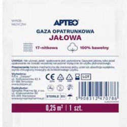 Apteo Care Gaza opatrunkowa 17 nitkowa 0,25mkw