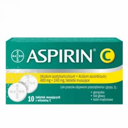 Aspirin C, 10 tabletek