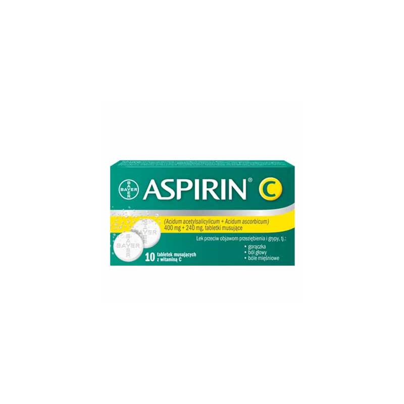 Aspirin C, 10 tabletek 
