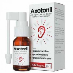 Axotonil 440 mg/ml, aerozol do uszu, roztwór, 10 ml