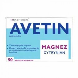 Avetin Magnez Cytrynian 50 tabletek